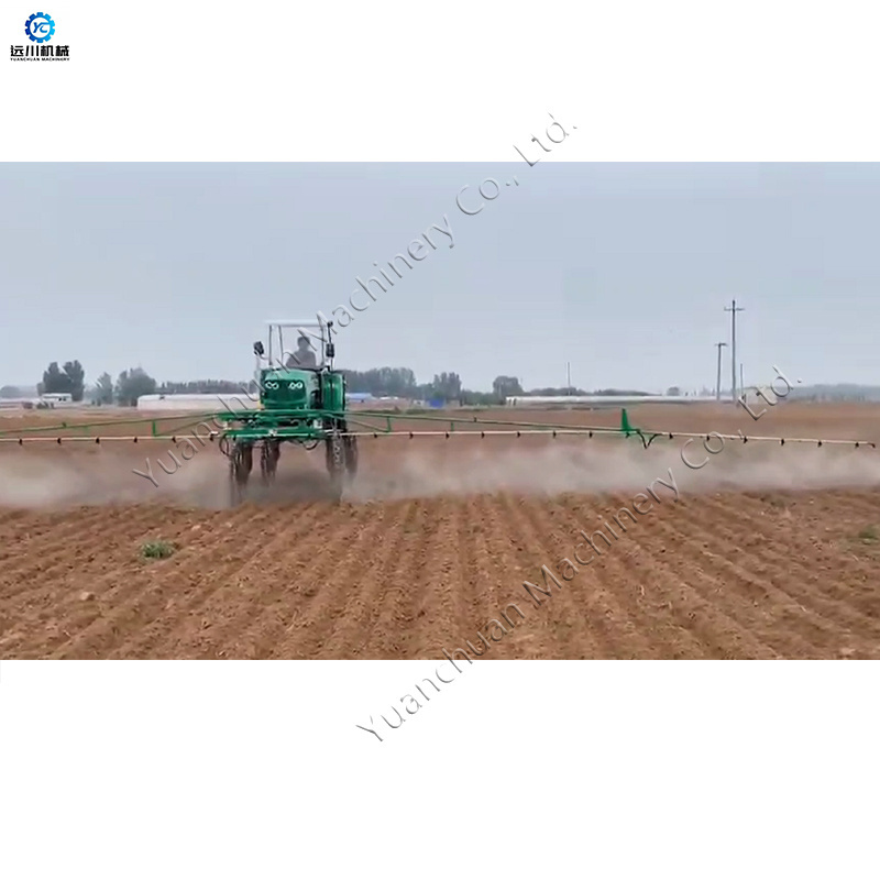 700L Self Propelled High Ground Clearance Tractor Pesticide Spray Boom Sprayer For Agricultural