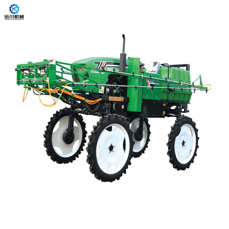 700L Self Propelled High Ground Clearance Tractor Pesticide Spray Boom Sprayer For Agricultural