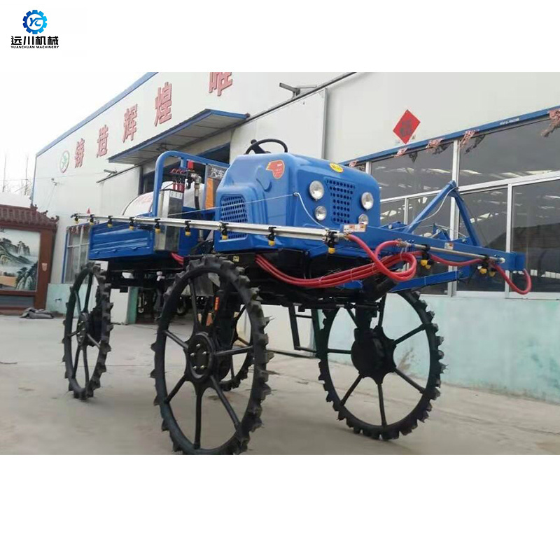 700L Self Propelled High Ground Clearance Tractor Pesticide Spray Boom Sprayer For Agricultural