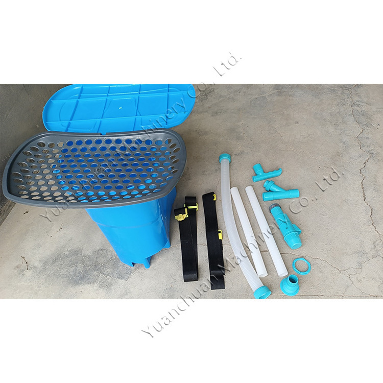 Manual fruit tree, vegetable and corn fertilizer applicator backpack fertilizer applicator