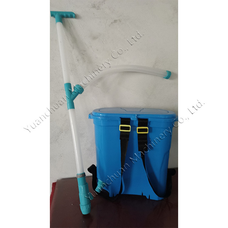 Manual fruit tree, vegetable and corn fertilizer applicator backpack fertilizer applicator