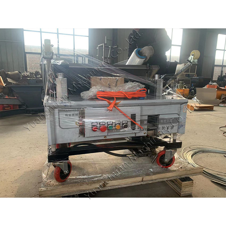 Interior wall plastering machine, fully automatic wall plastering machine, cement mortar wall plastering machine