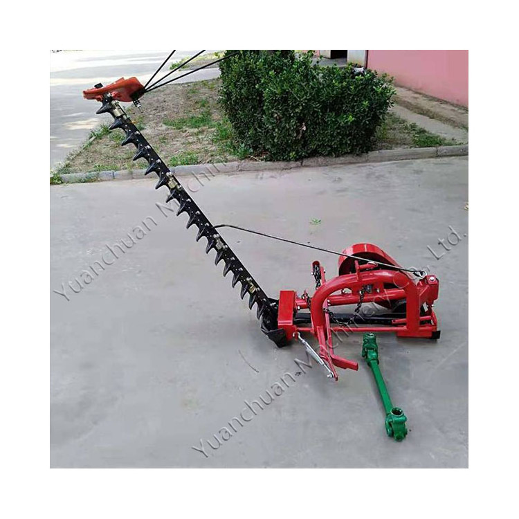 A new type of reciprocating lawn mowing four-wheel tractor with rear suspension lawn mower and large horsepower tractor