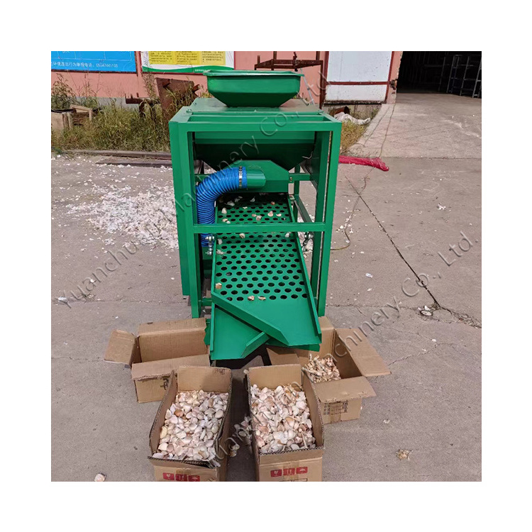 Four-layer screening machine for breaking and separating large and small garlic cloves Electric Garlic Sorter