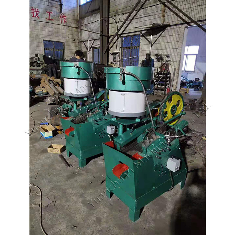 Semi-automatic thread rolling machine Automatic small thread rolling machine   Twin screw thread rolling machine