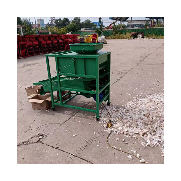 Four-layer screening machine for breaking and separating large and small garlic cloves Electric Garlic Sorter