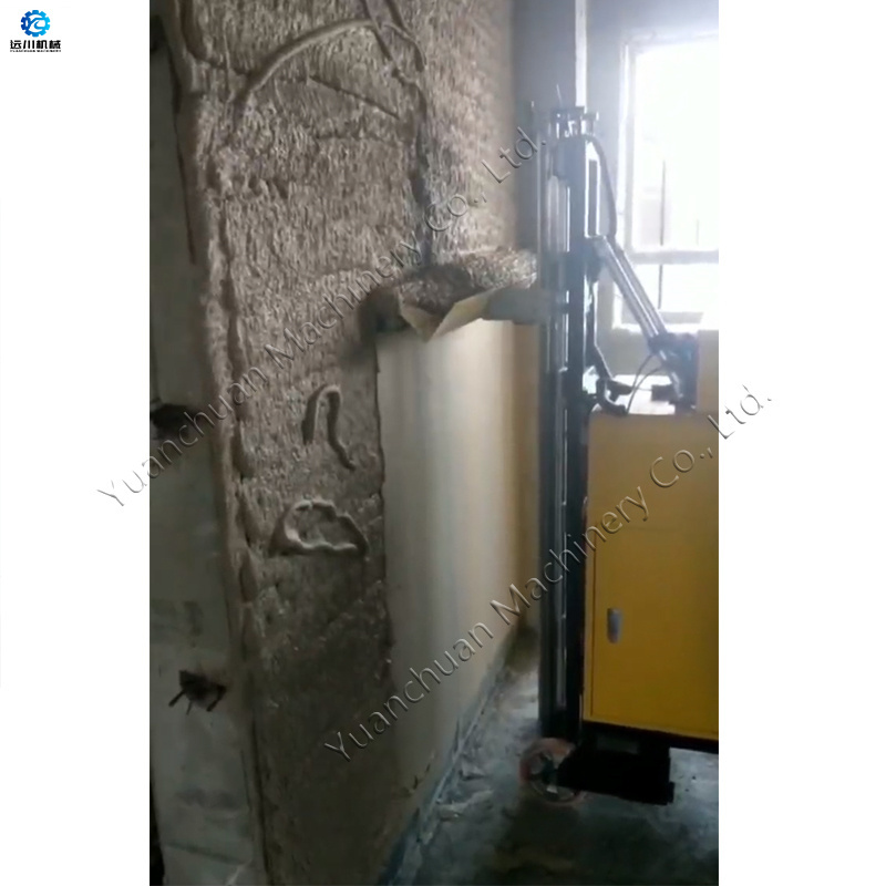 Fully automatic erase robot wall plastering machine