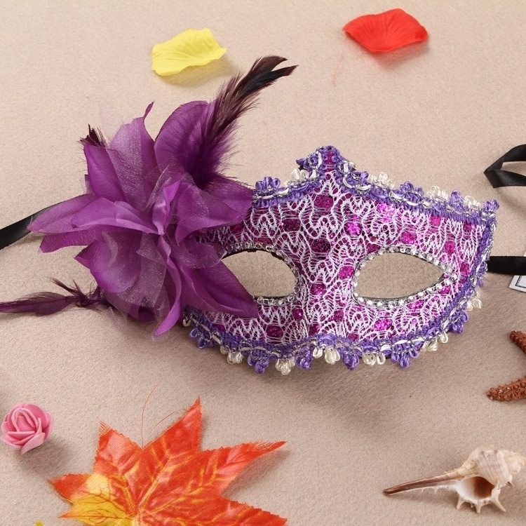 Masquerade Party mask Venetian of Realistic Silicone Masquerade Half face Mask FQ-001