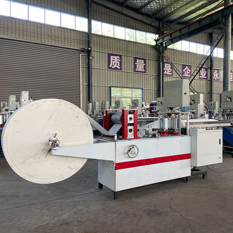 Mini automatic napkin paper making tissue machine z fold tissue napkin making machine