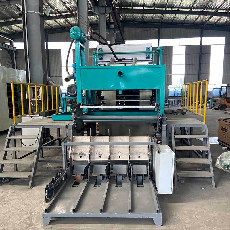 Small profitable waste paper recycle machine with drying line automatic egg tray pulp molding machine