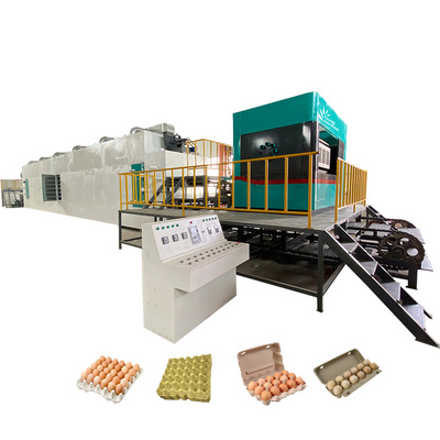 Fully automatic paper egg tray making machine egg carton box forming machine