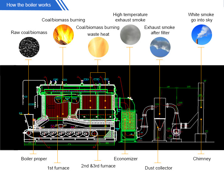 Waste wood firewood biomass coal fired thermal oil boiler for plywood industry