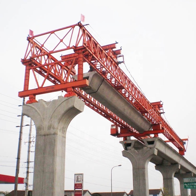 450 900 ton 1600t truss type segmental highway lrt mrt launching bridge girder erection construction gantry machine for bridge