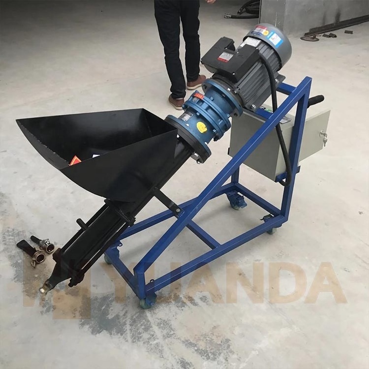 Light Weight Mobile Hand Operated Handheld Spray Small Mini Portable Concrete Cement Mortar Injection Grouting Pump