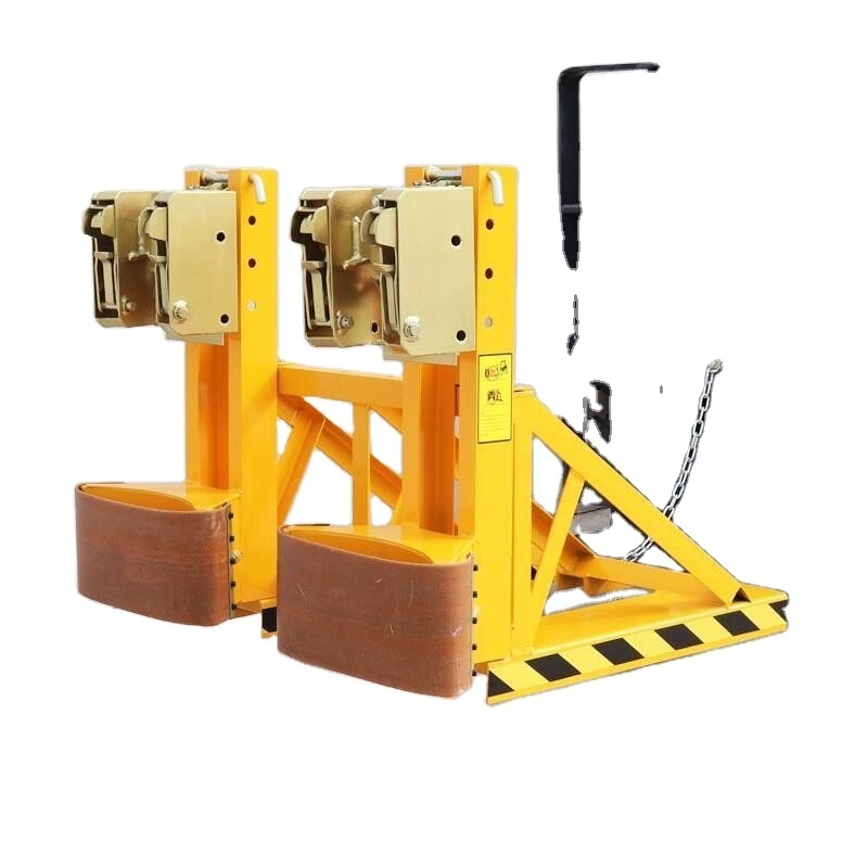 Drum forklift lifter forklift attachment drum clamp Eagle beak oil drum clamp for light forklift