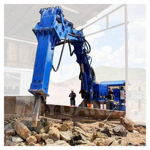 China Hydraulic Crane Manipulator Pedestal Rockbreaker Boom Equipment Stationary Rock Breaking Machine with Hammer