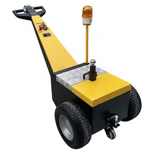 1000kg Small Portable Walk Electric Battery Power Motor Operated Smart Manual Hand Pull Drive Cart Tow Trailer Tractor Trolley