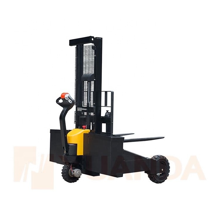 Outdoor workshop rough terrain rubber tire wheel electric move battery power operated floor crane hydraulic lift boom crane