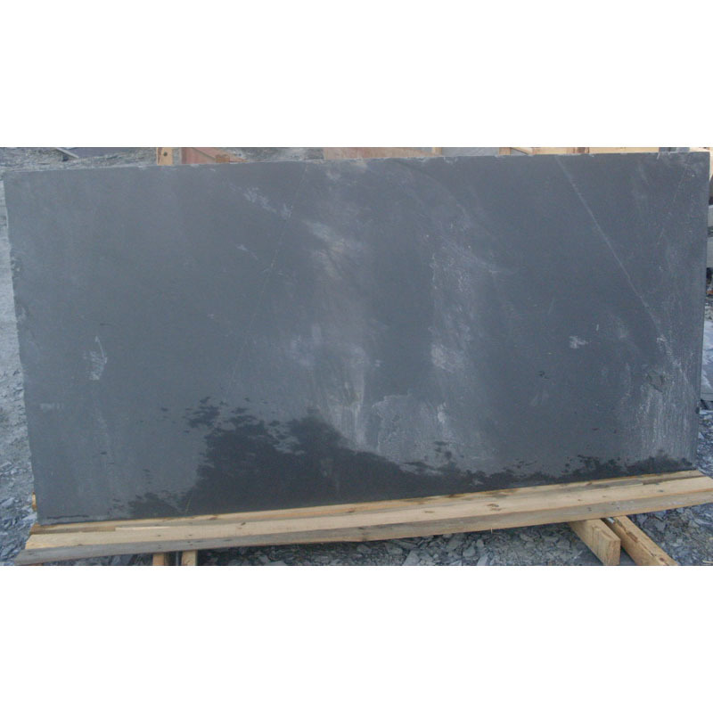 Wholesale cheap wall floor stone natural black slate slabs for sale