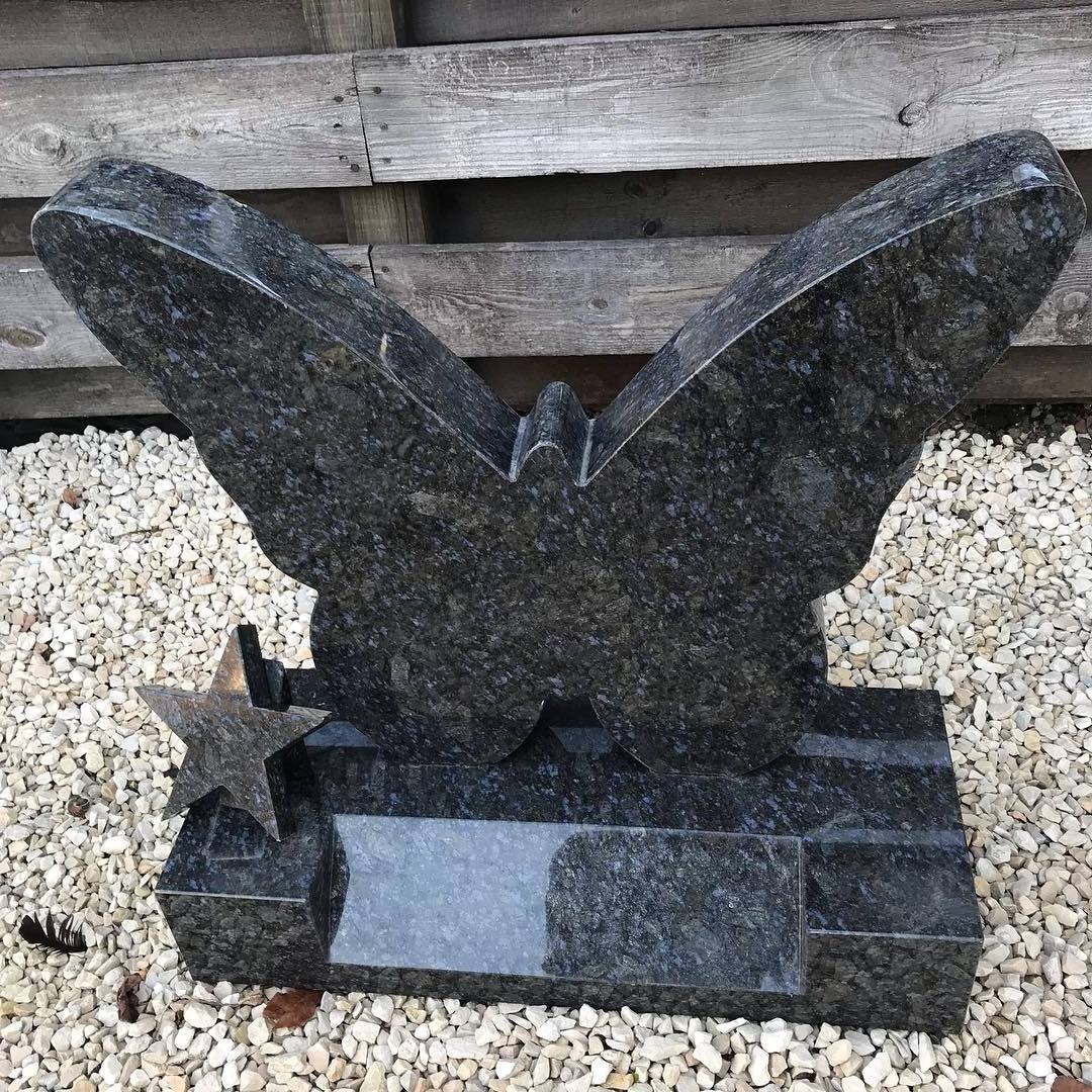 guitar headstone butterfly headstones black granite headstones for graves