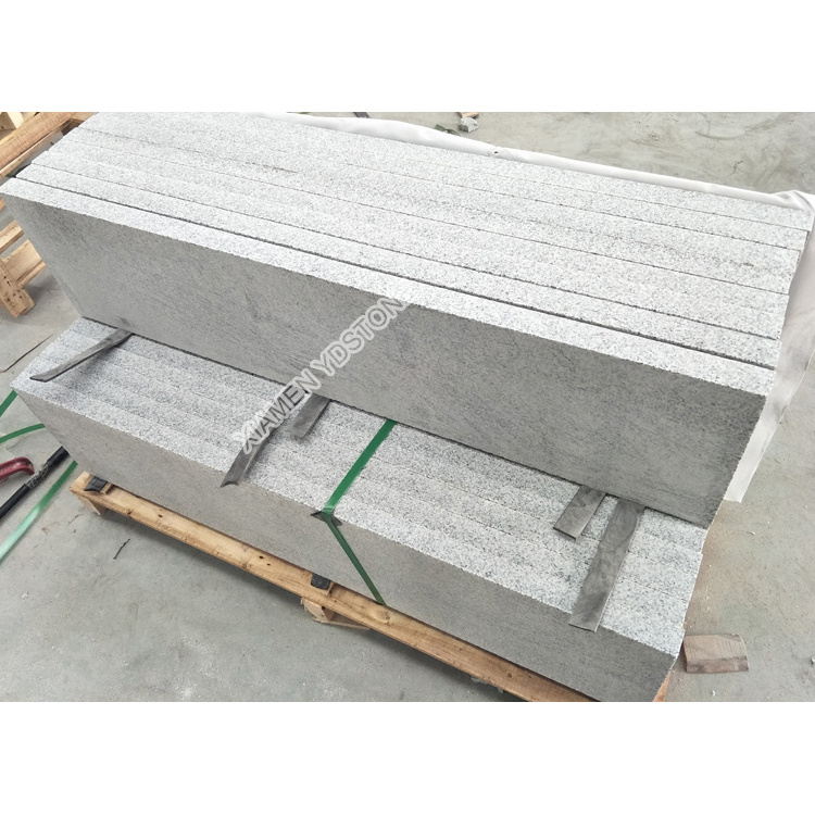 Cheap price crushed natural paving tile slab China G603 white granite stone