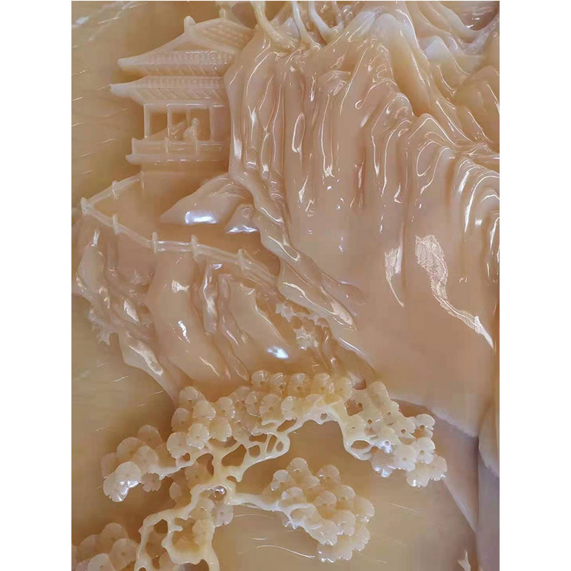 Western Style Large Onyx Marble Sculptures For Sale Hand Carved Sculptures Wall