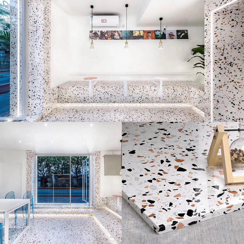 Artificial Stone Floor Tiles Terrazzo Ceramic Tiles Flooring Living Room Terrazo Tiles