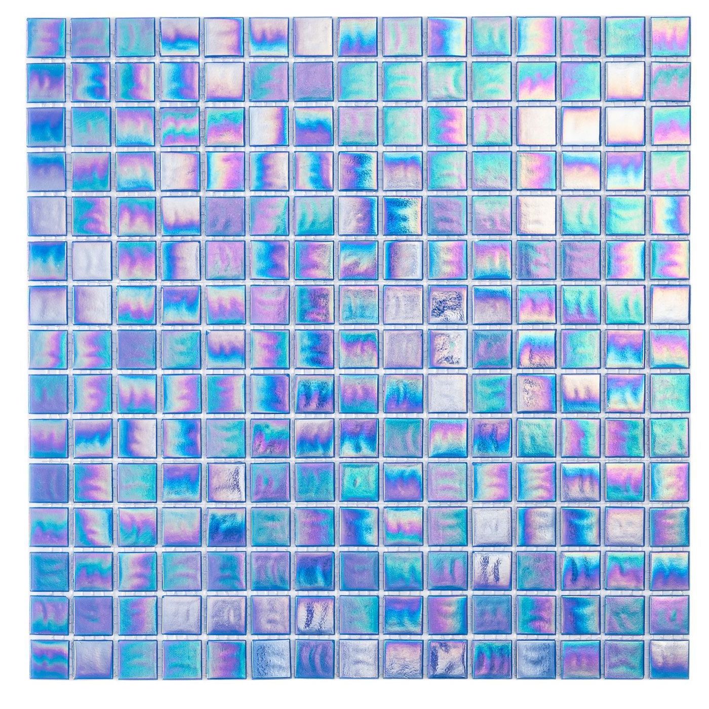 Factory Price Blue Square Crystal Glass Mirror Swimming Pool Mosaic Ceramic for Pools Swimming Tiles