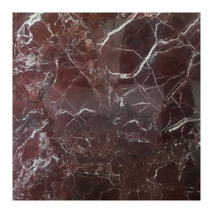 Red marble rosso levanto ultra polished veneer panels super thin marble tiles