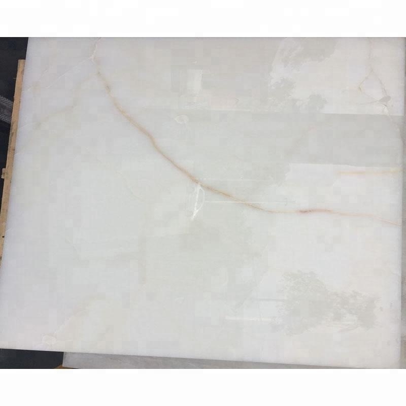 Natural White Jade Marble Slab Price Backlit White Onyx Marble for Wall Panel