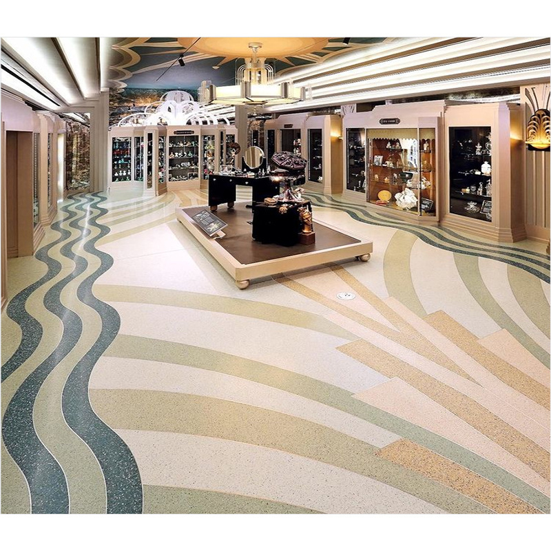 YDSTONE Custom Sizes Hotel Inside Outdoor Walls Floors Tiles 60x60 Terrazzo Floor Tiles