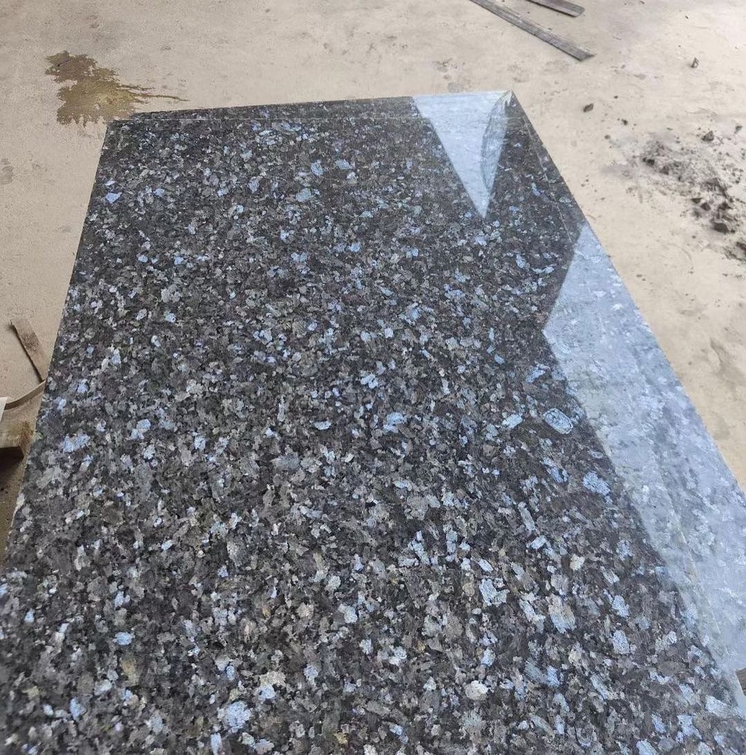 YD STONE Natural Polished Granite Kitchen Countertop Polished Norway Blue Pearl Granite