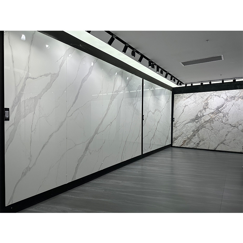 Artificial Stone Tile Polished Marble Slab High Quality Sintered Stone Slab for Flooring Walls