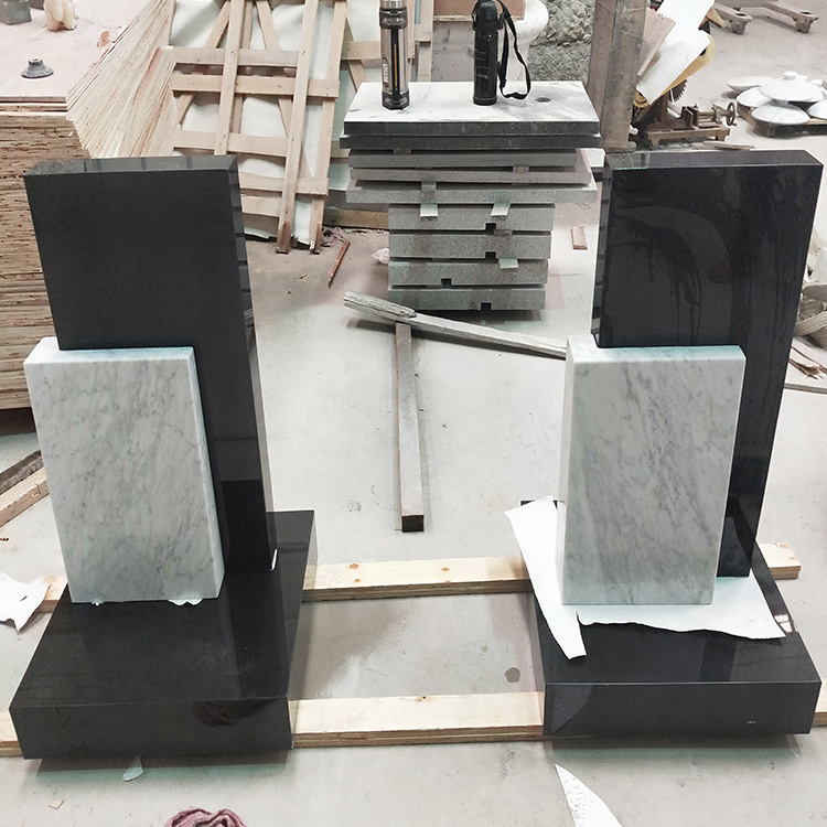 Wholesale Headstone Price European Style Granite Monument and Tombstone