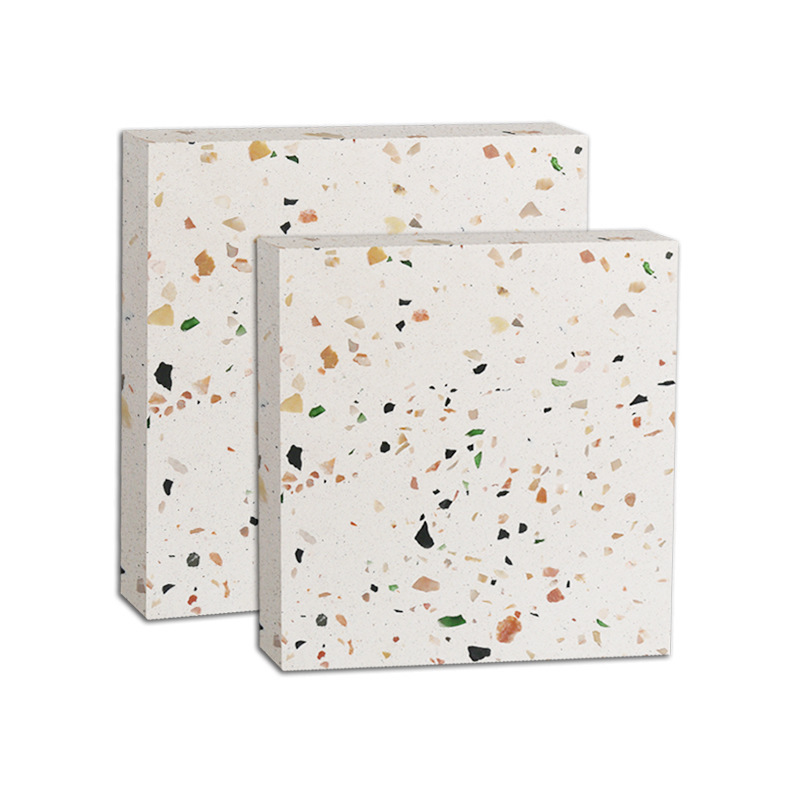 Home Decoration Precast Terrazzo Floor Tiles 600*600 Artificial Terrazo Tiles