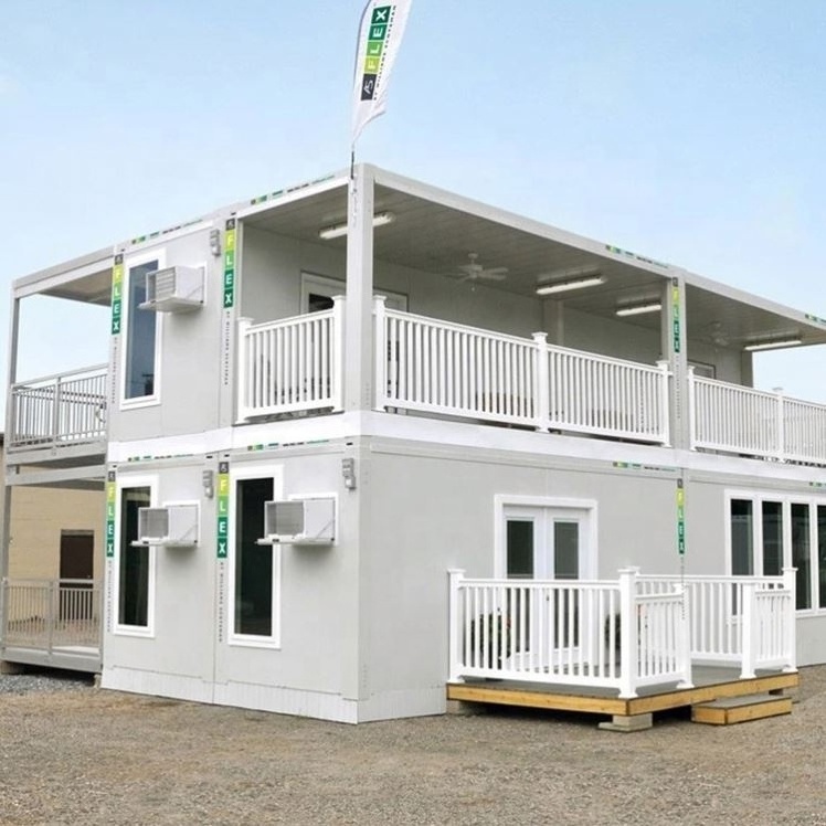 Shipping Prefab Container Two-story House/office/booth/home/department Hot Selling Chinese Container Houses Light Steel Frame YD