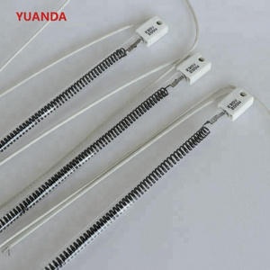 Carbon fiber infrared quartz heating element