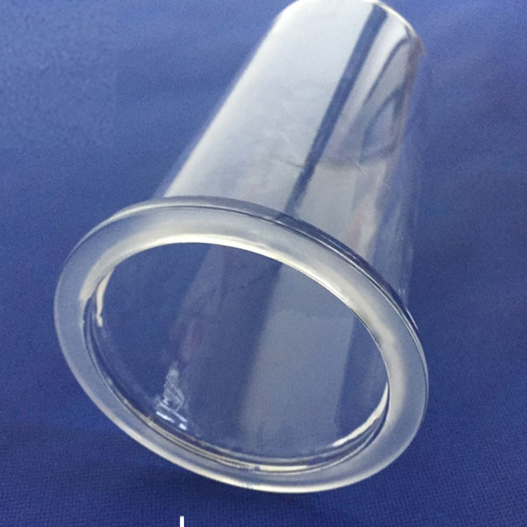 high temperature heat resistance clear quartz glass pipe