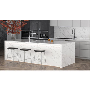 High Quality Artificial Quartz Kitchen Table Countertops Slab White Engineered Quartz Stone Slab raw price