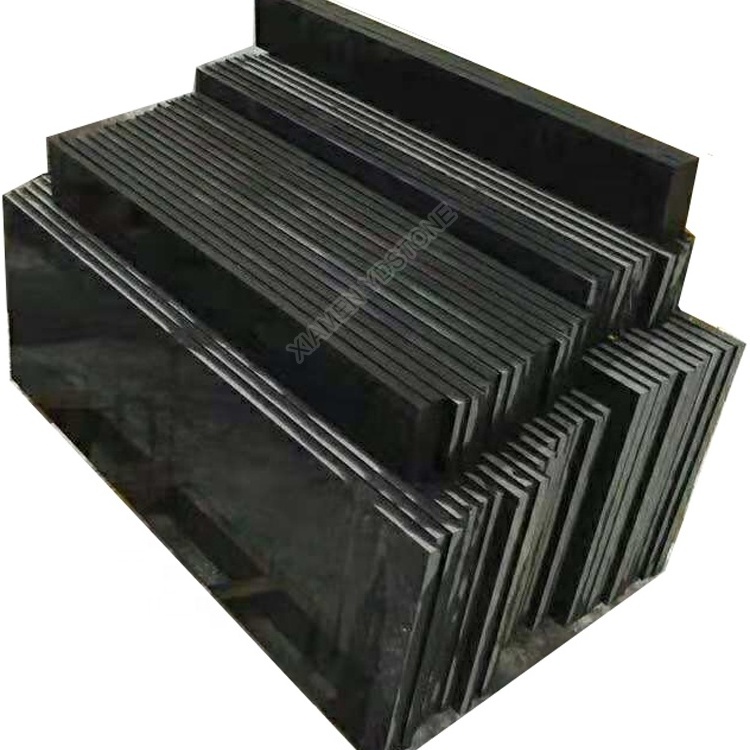 Polishing stones kitchen tiles top table China shanxi absolute black granite