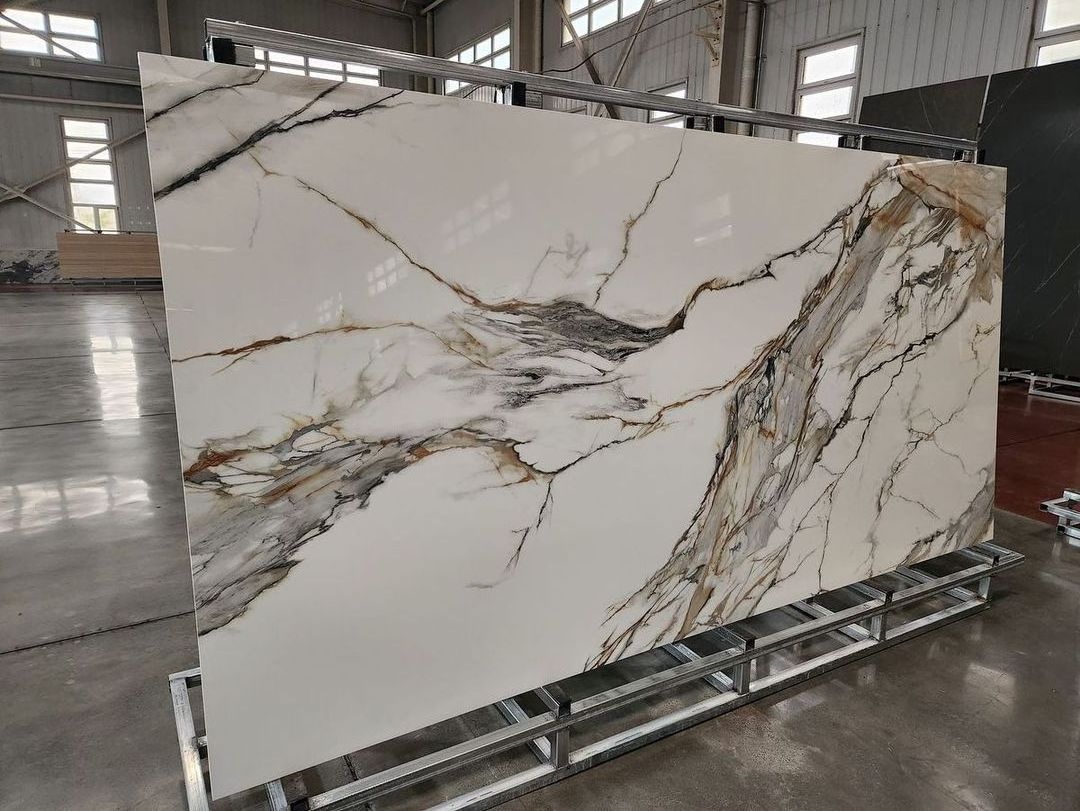 Modern Floor Tiles 3200*1600mm Marble Porcelain Wall Stone Panel Artificial Sintered Stone Slabs