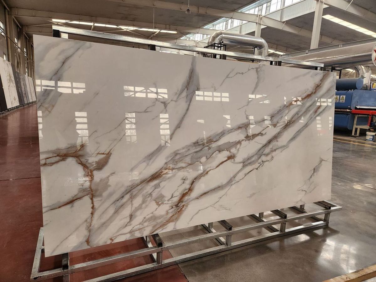 Modern Floor Tiles 3200*1600mm Marble Porcelain Wall Stone Panel Artificial Sintered Stone Slabs