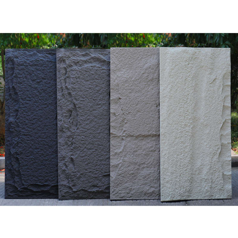 Outdoor Lightweight Waterproof Pu Culture Stone 3D Decoration Pu Stone Wall Panel