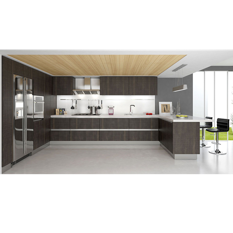 Hot Selling Modern MDF White Lacquer Modular Kitchen Cabinets