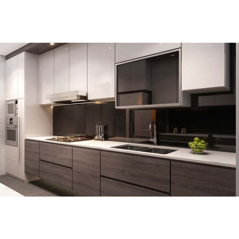 Hot Selling Modern MDF White Lacquer Modular Kitchen Cabinets