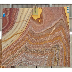 Hot wholesale natural Yellow Onyx Marble Countertops All Natural Stone Slabs Marbles and Marble tile