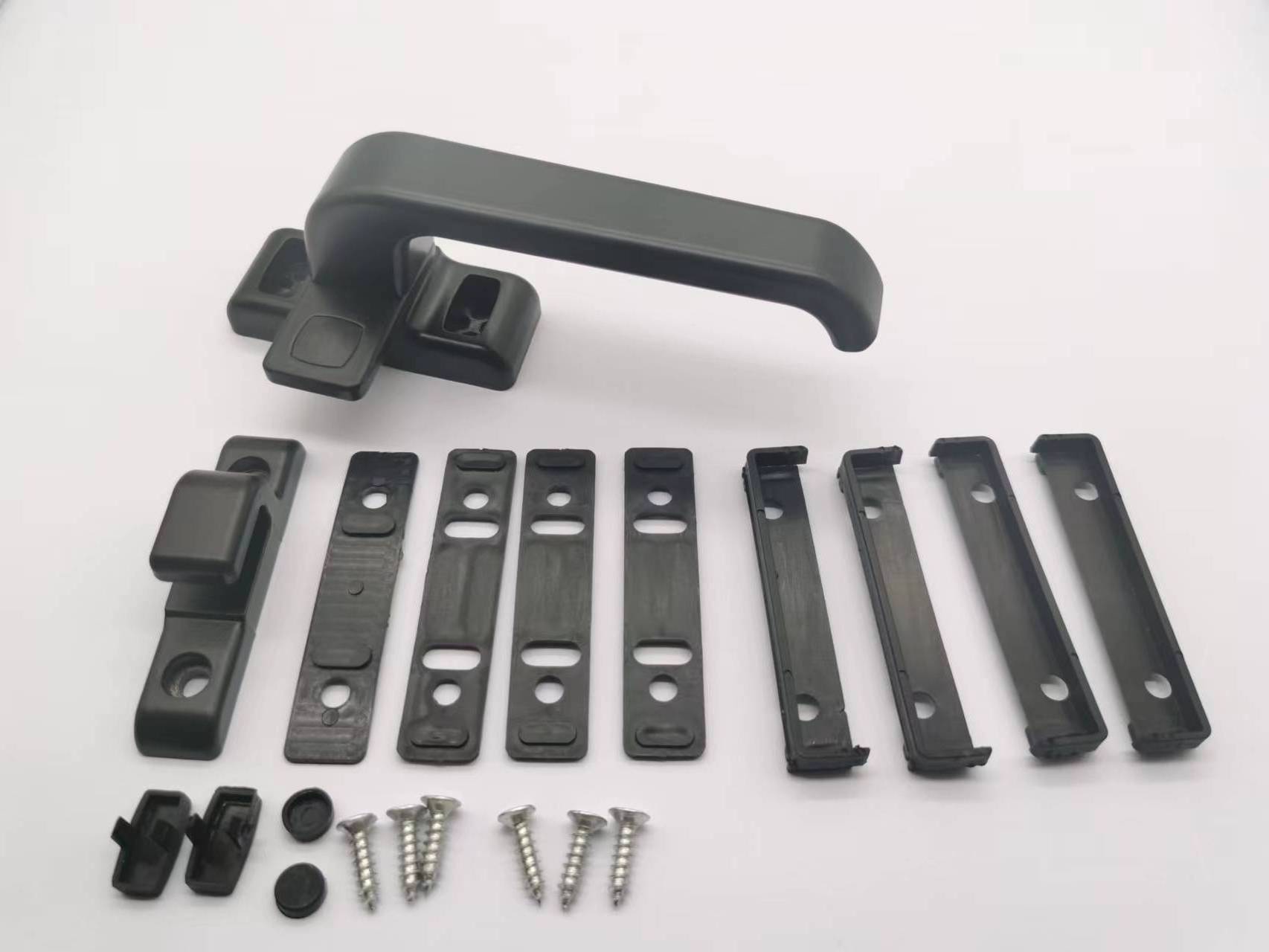 UPVC security door window handle with accessories