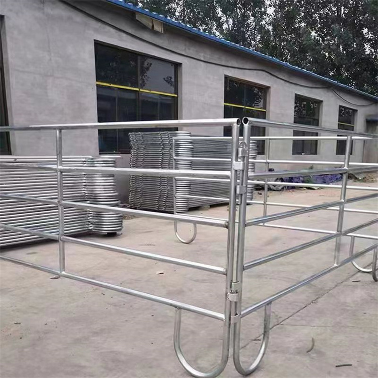 Galvanized Pipe Used Horse Fencing Corral Panels Galvanized 10 Foot Horse Panels