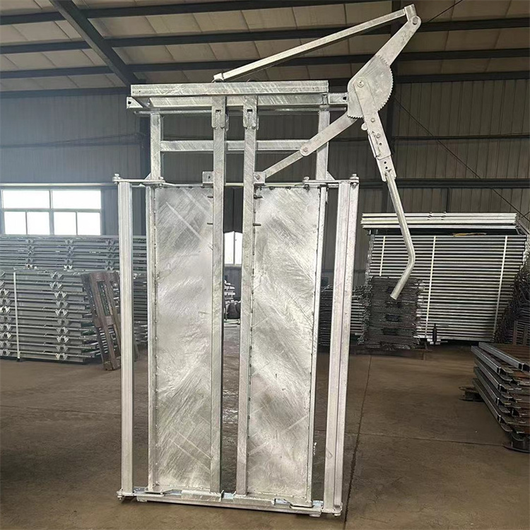 6 Bars heavy duty corral cattle panel galvanized corral panels metal cattle crush headlock panels