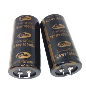 Low leakage aluminum electrolytic capacitors 125v 10000uf